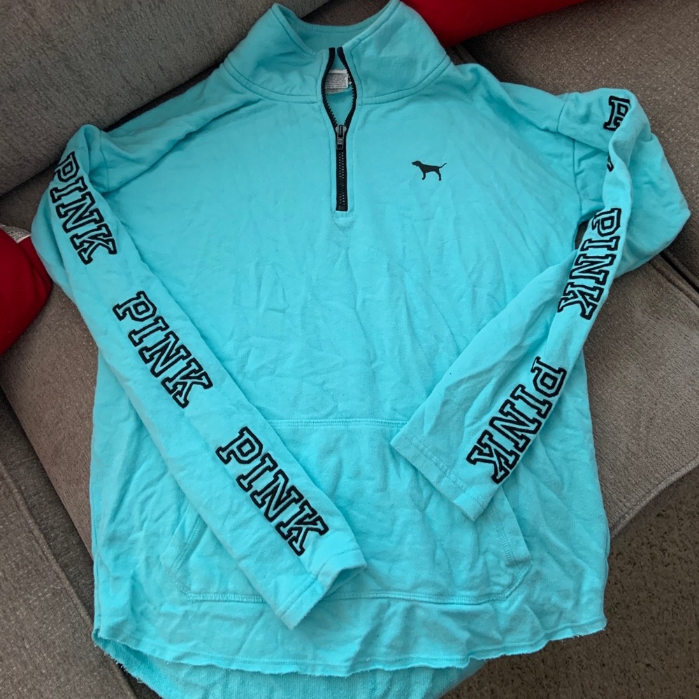 Pale Blue VS Pink Pullover